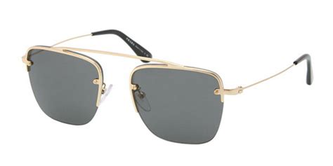 prada pr 57os teddy 5ak1a1 gold gray 51|Prada SPR57O Sunglasses (PR 57OS PR57OS 57O).